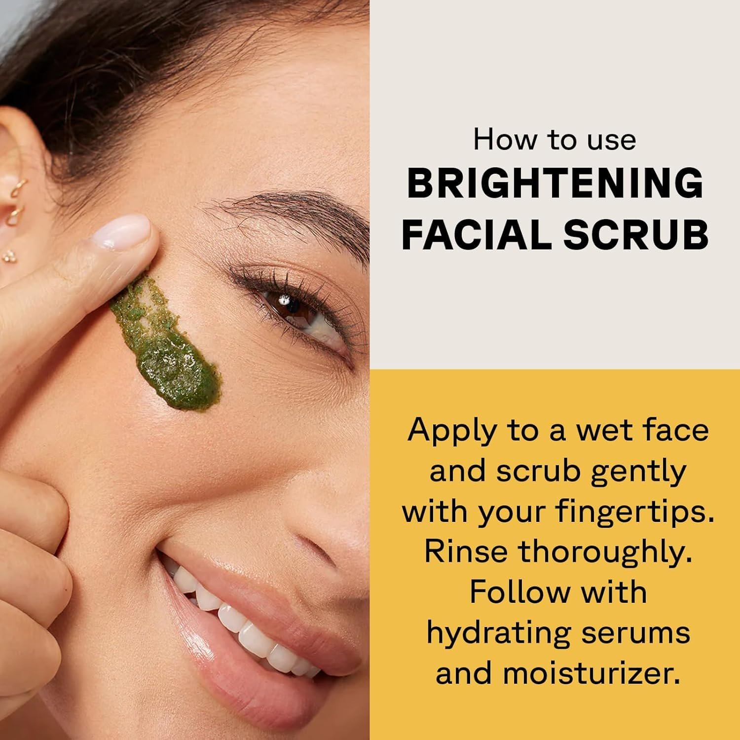 Acure Brightening Facial Scrub Ingredients