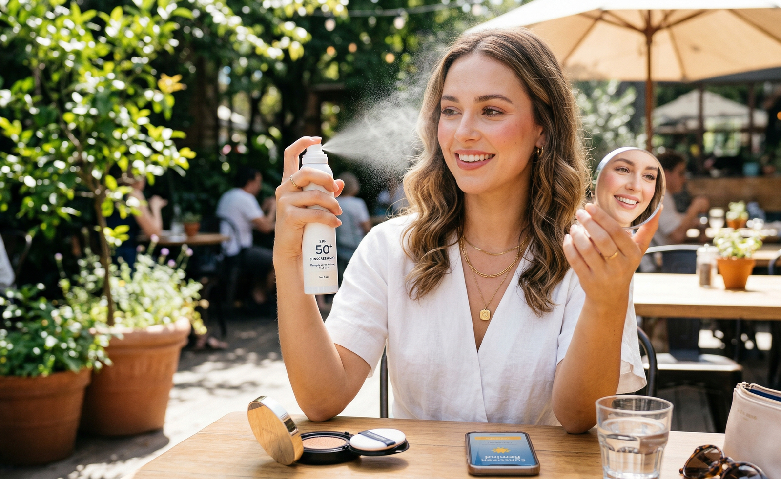 How to Flawlessly Reapply Sunscreen Over Makeup Throughout the Day