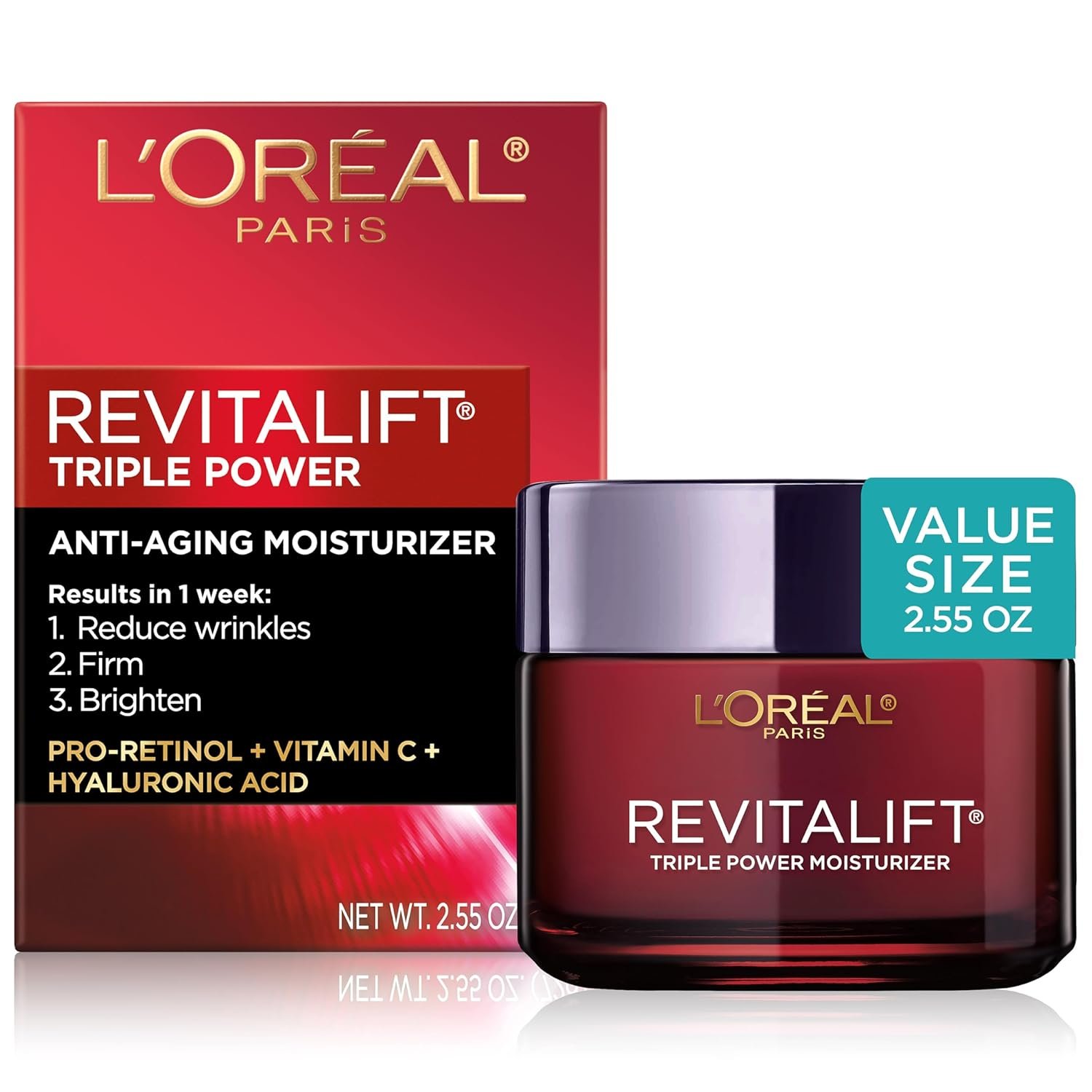 L'oreal Paris Revitalift Triple Power Anti-aging Face Moisturizer