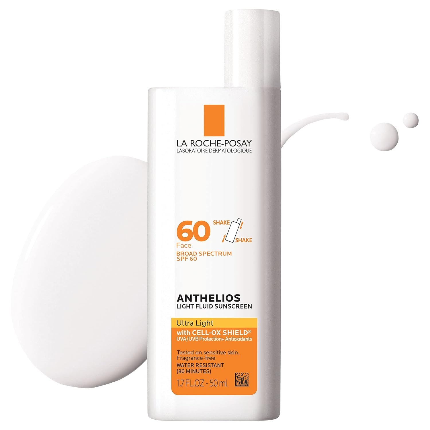 La Roche-posay Anthelios Light Fluid Facial Sunscreen Spf 60