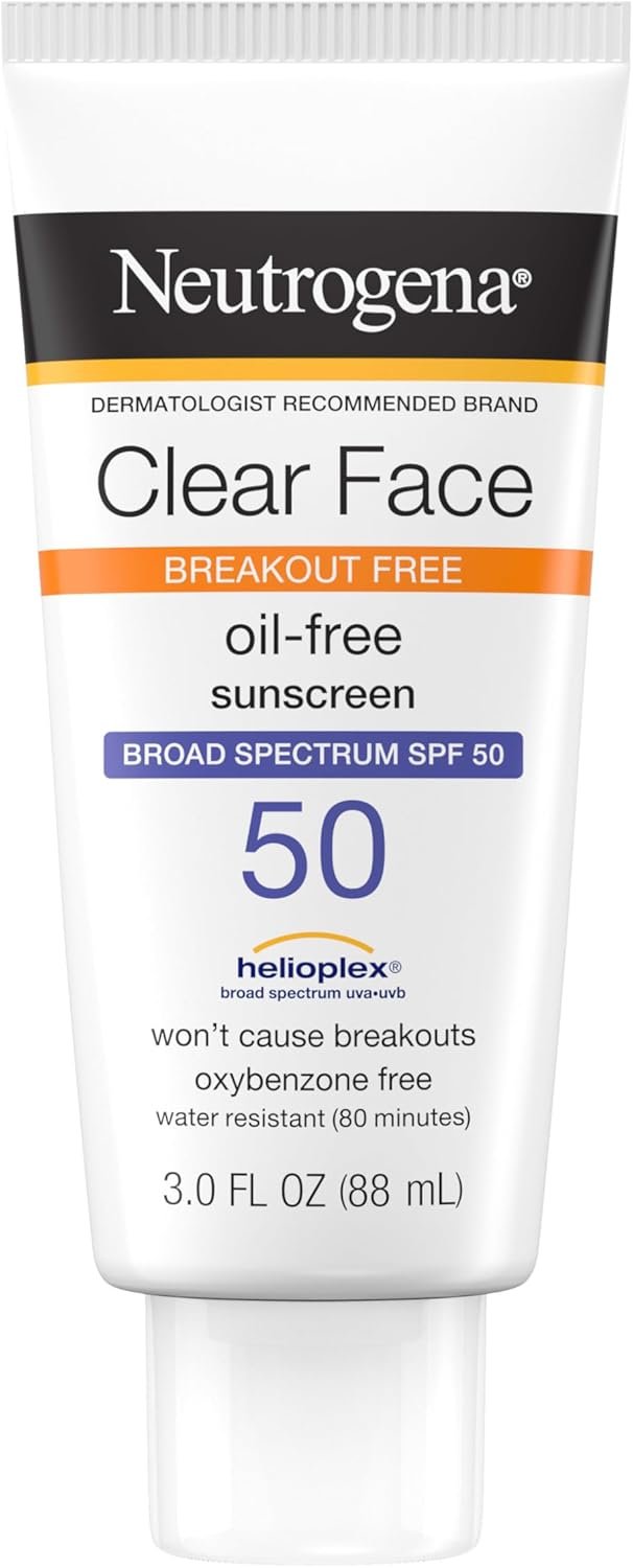 Neutrogena Clear Face Sunscreen Lotion SPF 50 Review