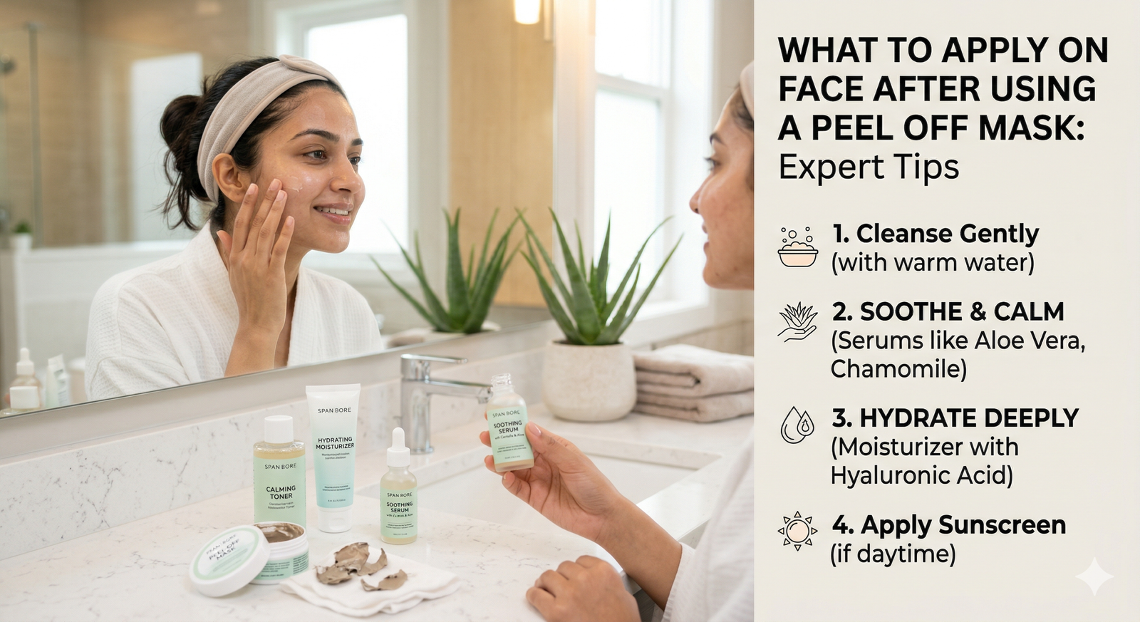 What to Apply on Face After Using a Peel off Mask: Expert Tips