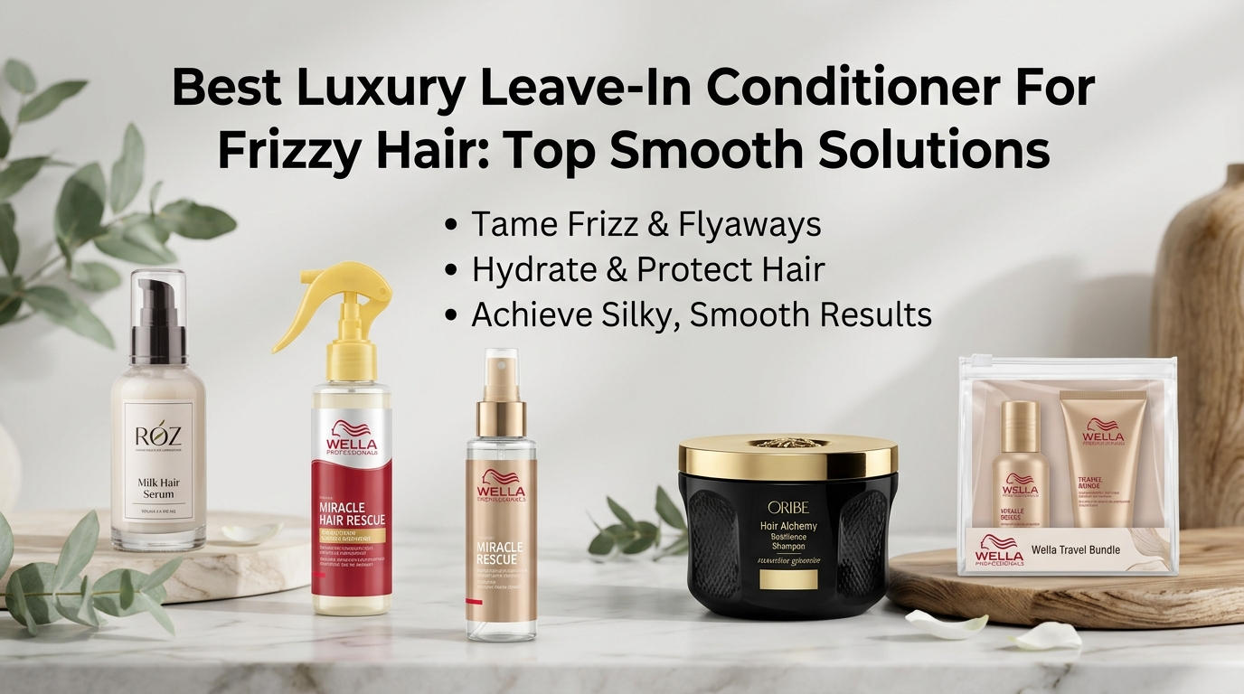 Best Luxury Leave-In Conditioner For Frizzy Hair: Top Smooth Solutions