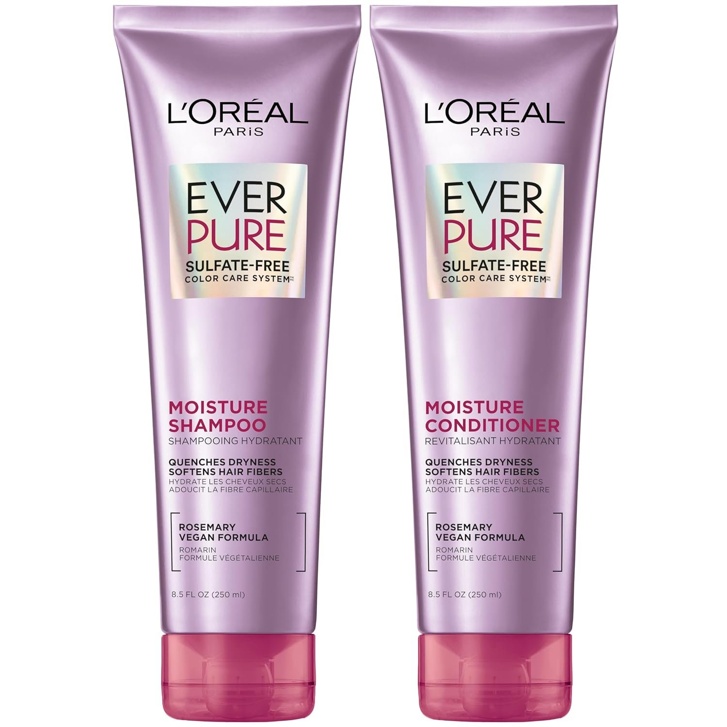 L'oreal Paris Moisture Sulfate Free Shampoo And Conditioner Set