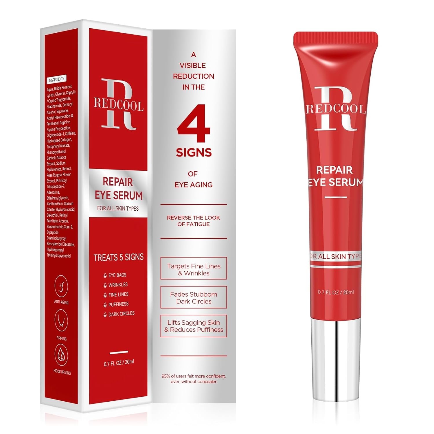 Redcool Caffeine Eye Serum