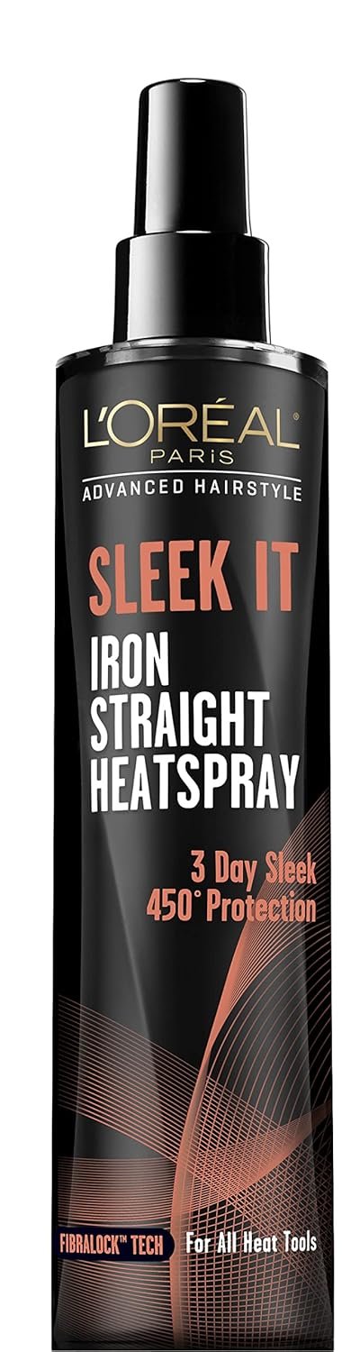 L'oréal Paris Advanced Hairstyle Sleek It Iron Straight Heat Spray