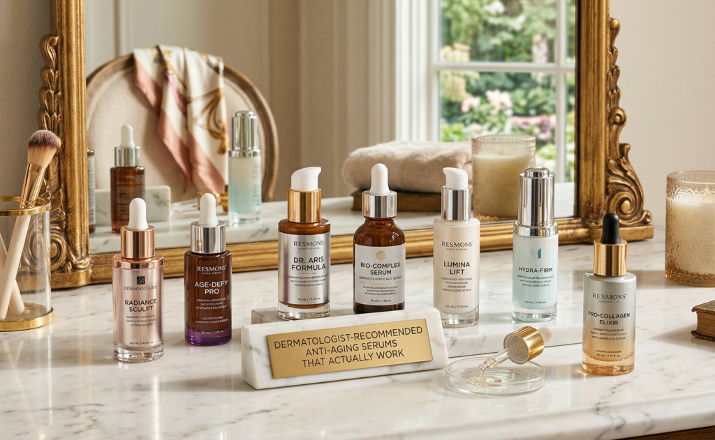 dermatologist recommended anti aging serums that actually work