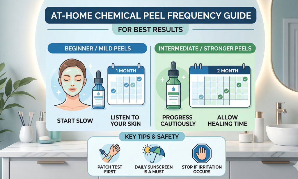 How Often Should You Use a Chemical Peel at Home for Best Results