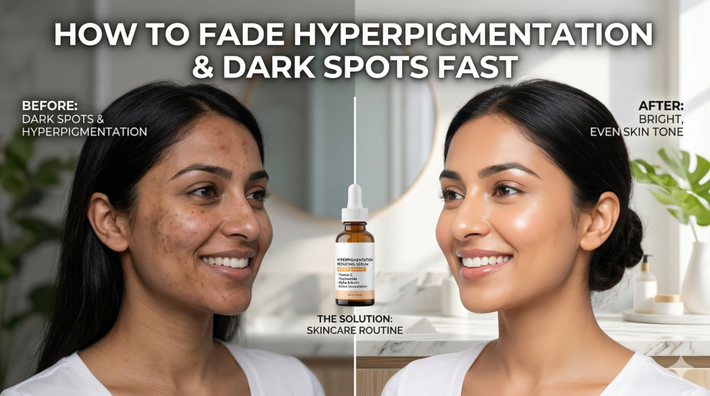 how to fade hyperpigmentation and dark spots fast