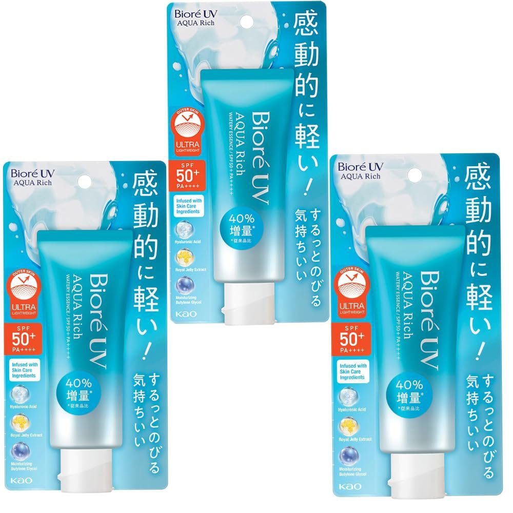 japanese sunscreen uv aqua rich watery essence spf 50+