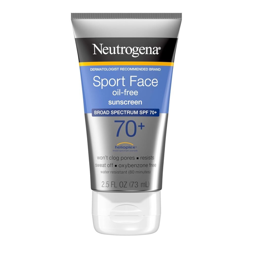 neutrogena sport face sunscreen spf 70+ review