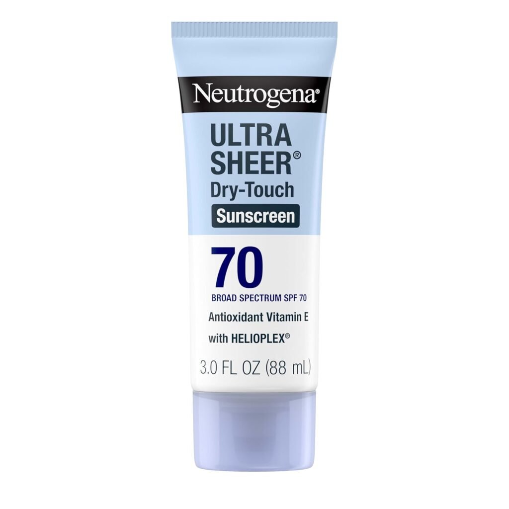 neutrogena ultra sheer dry touch sunscreen spf 70 review