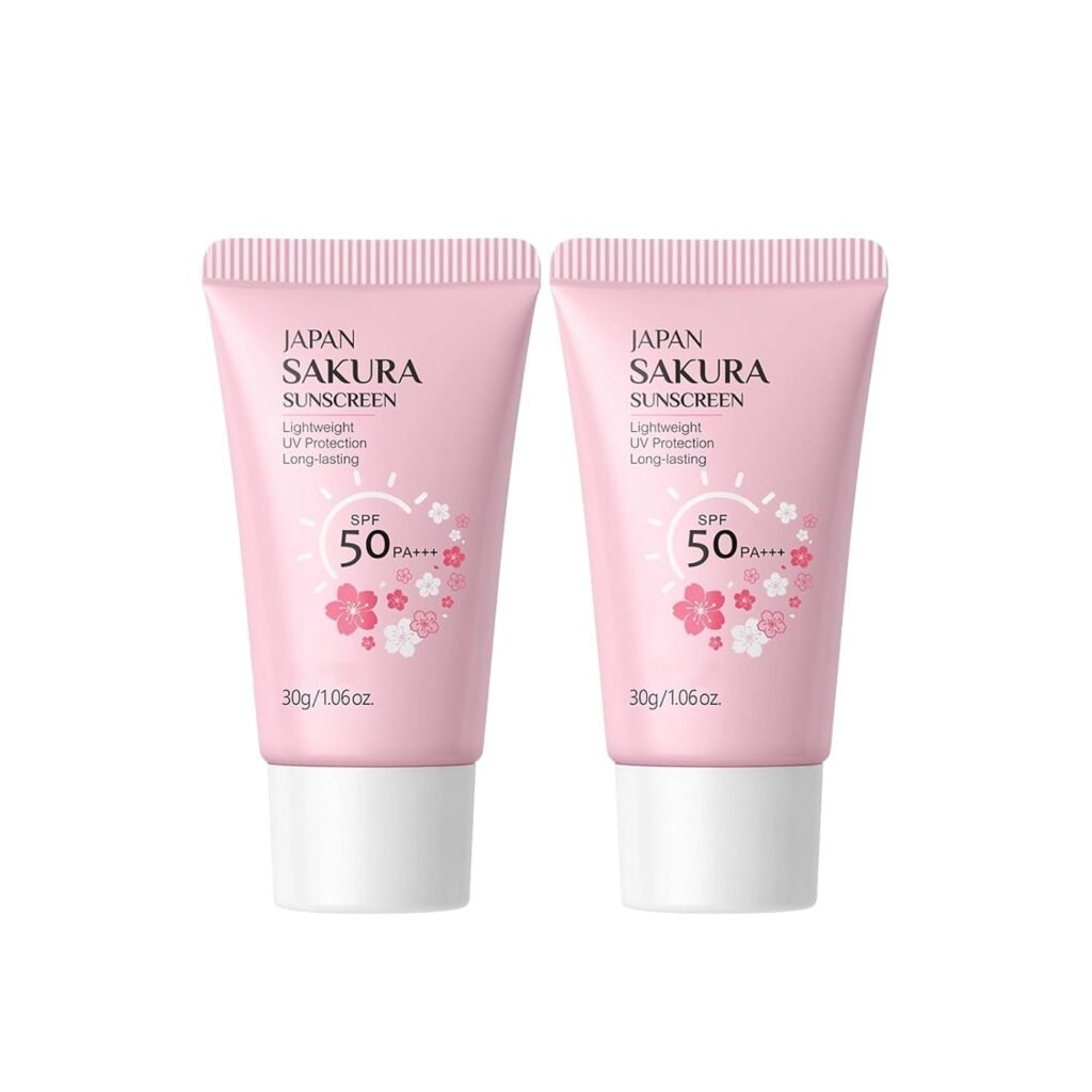new cover hydrating japanese sakura sunscreen spf 50 review