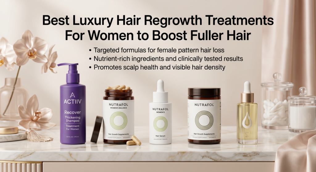 Best Luxury Hair Regrowth Treatments For Women