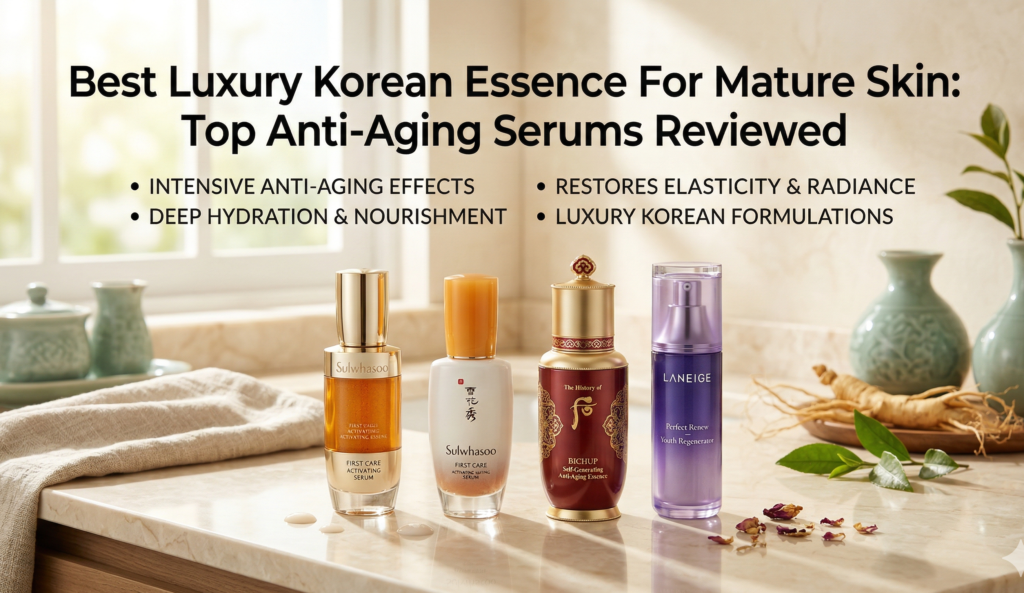 best luxury korean essence for mature skin