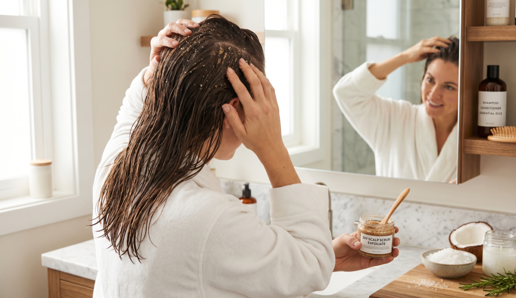 How To Exfoliate Scalp For Hair Regrowth