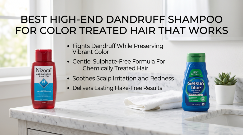 Best High-End Dandruff Shampoo For Color Treated Hair