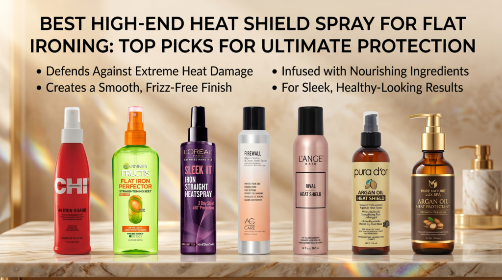 Best High-End Heat Shield Spray For Flat Ironing