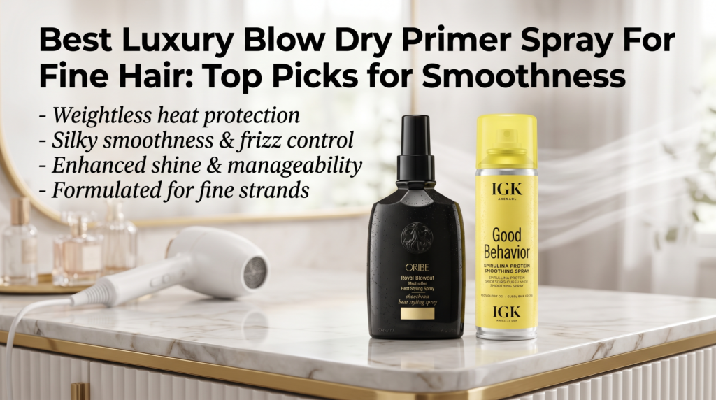 Best Luxury Blow Dry Primer Spray For Fine Hair