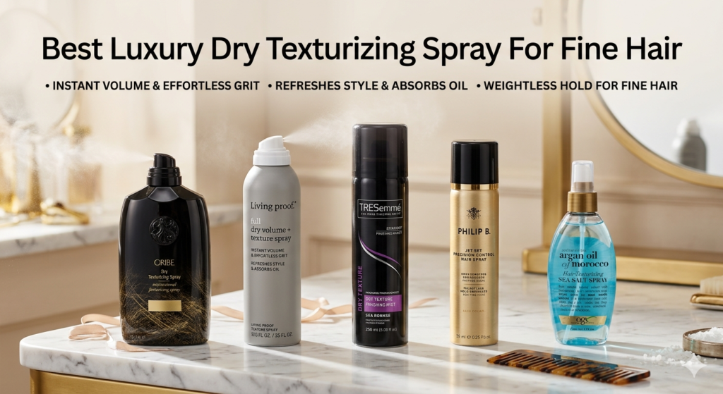 Best Luxury Dry Texturizing Spray For Fine Hair
