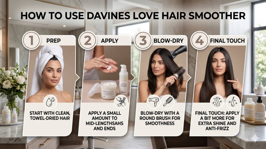 Davines Love Hair Smoother How To Use