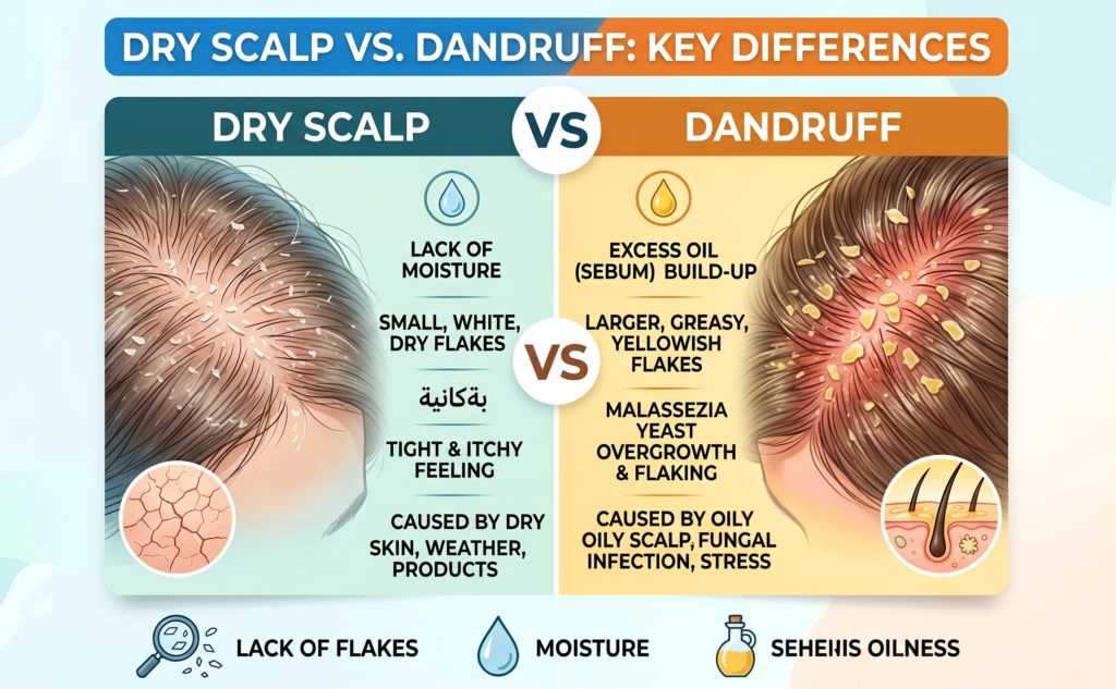Dry Scalp Vs Dandruff Key Differences