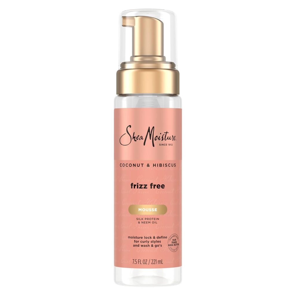 SheaMoisture Coconut & Hibiscus Curl Mousse Review