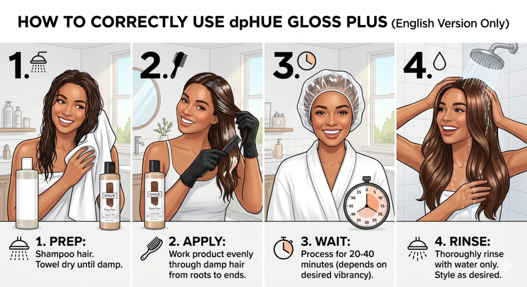dpHUE Gloss Plus How To Use Correctly